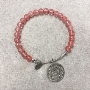 𝅺CHRYSALIS Gemstone Sacral watermelon quartz bracelet